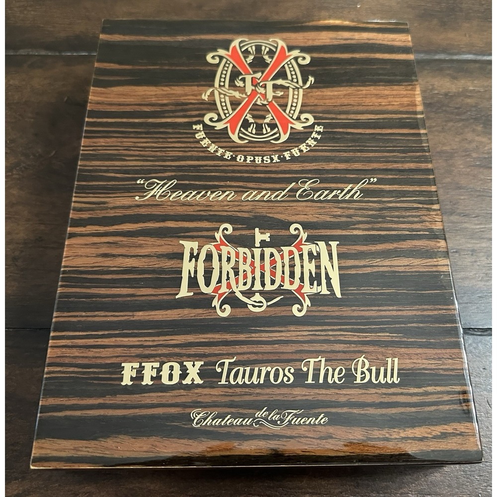 Arturo Fuente Opus X Heaven And Earth Taurus‎ The Bull  lacquer Cigar  Humidor